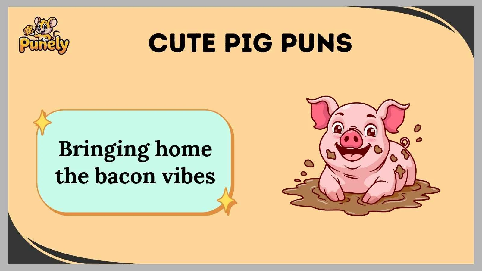cute pig puns