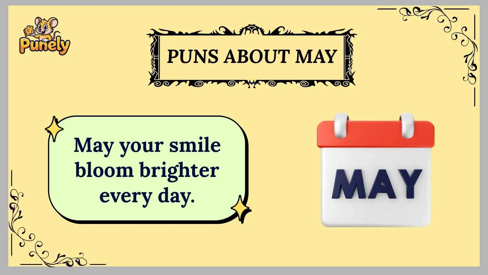 puns about may