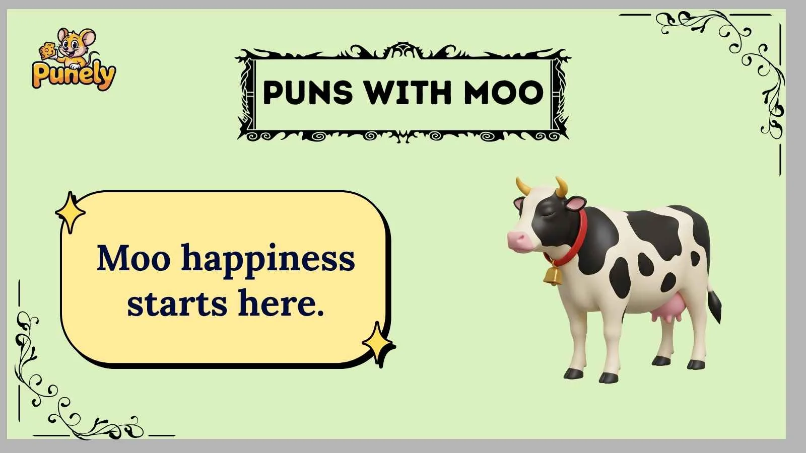 puns with moo