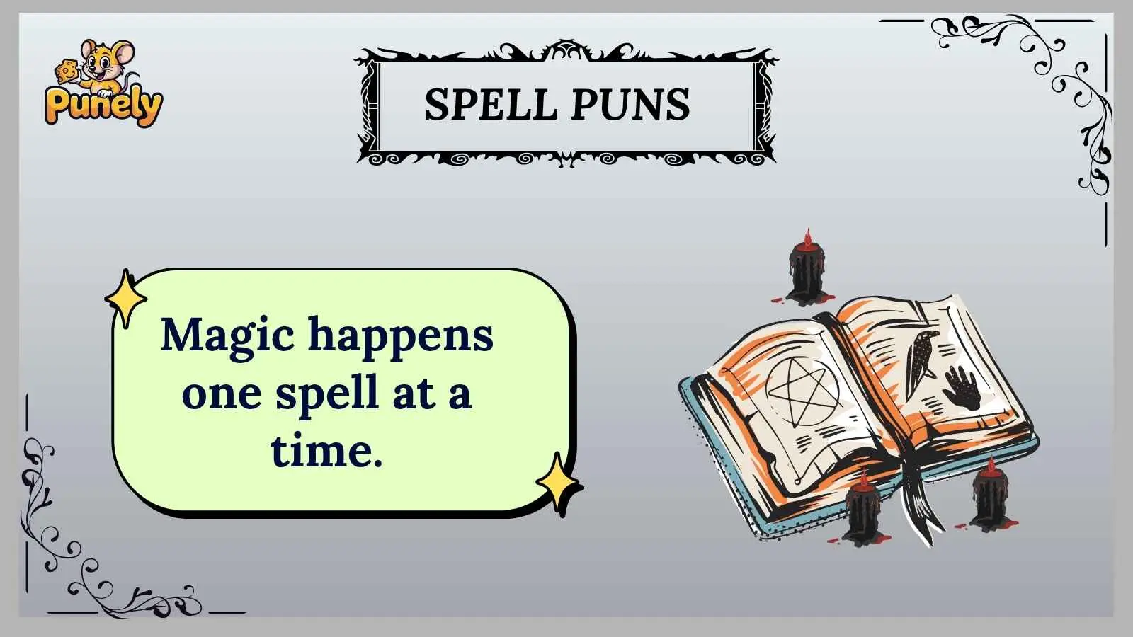 spell puns